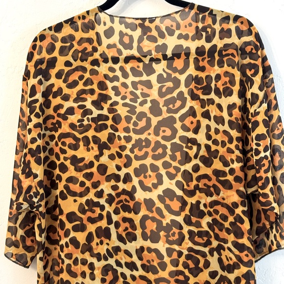 NWOT LuLaRoe Animal Print Kimono Size M 🐆 - Picture 7 of 12